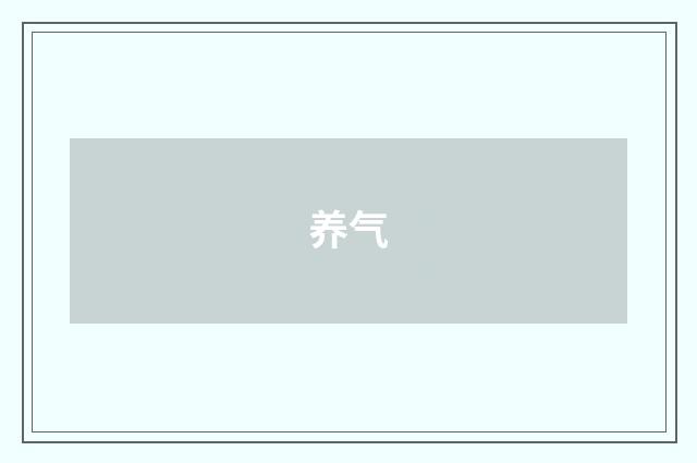 养气