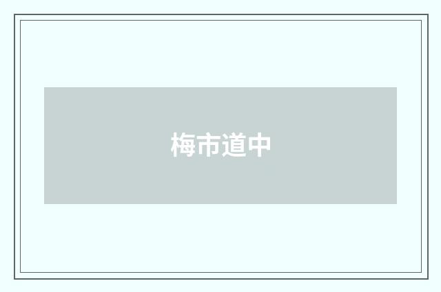 梅市道中