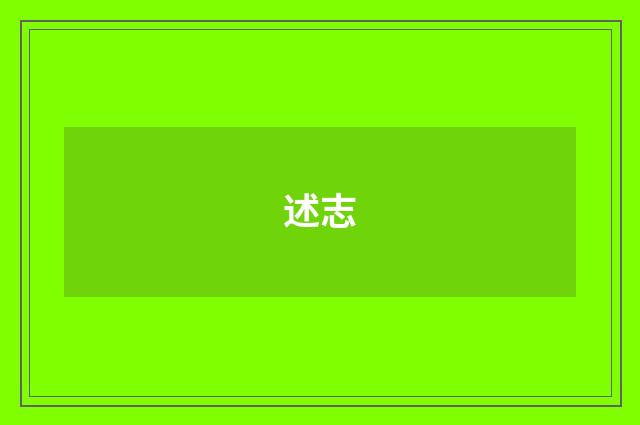 述志