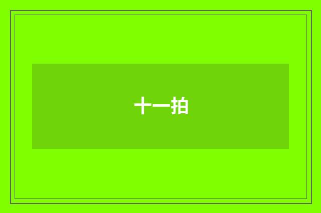 十一拍
