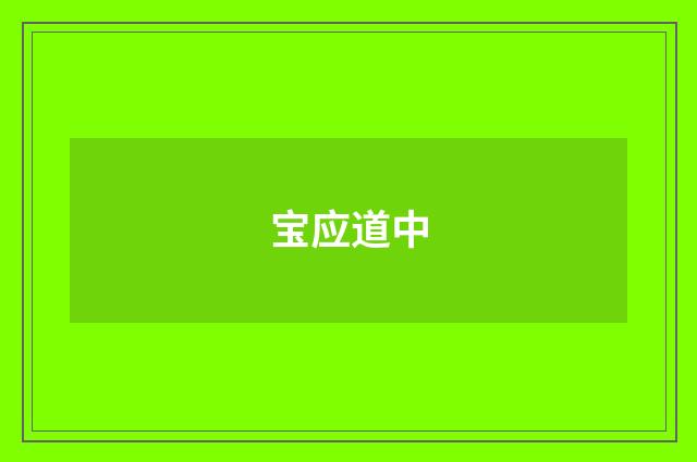 宝应道中