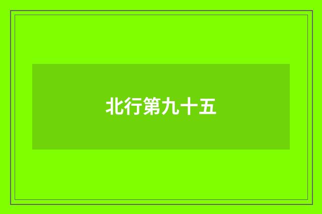 北行第九十五