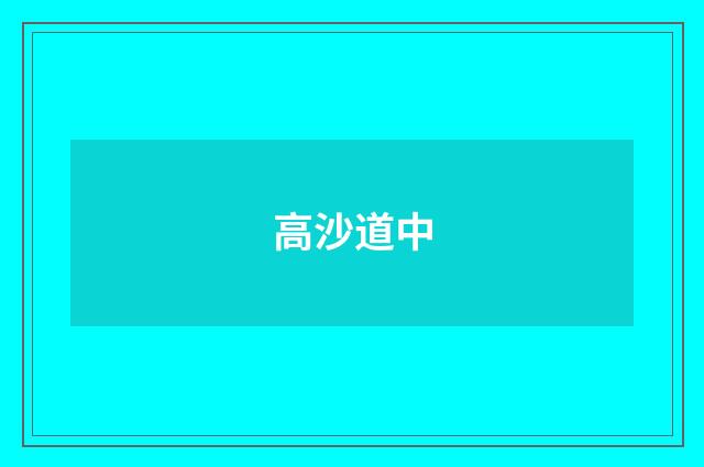 高沙道中