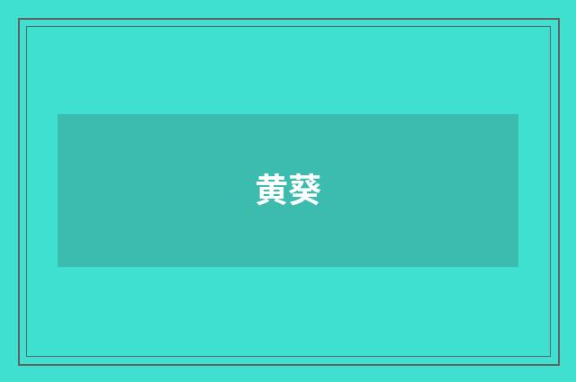 黄葵