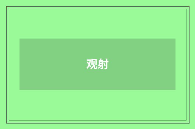 观射