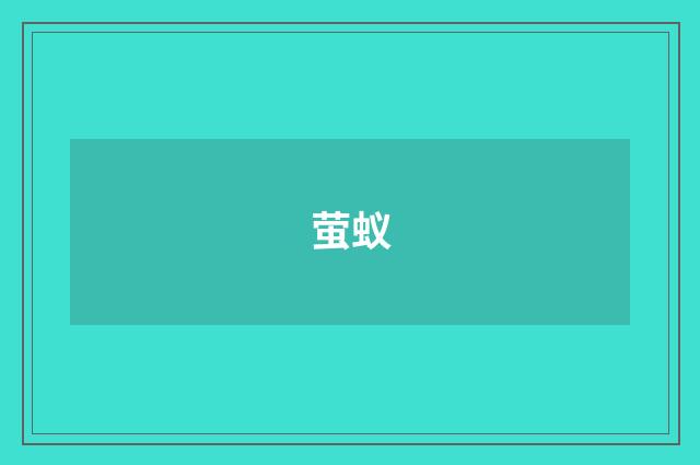 萤蚁
