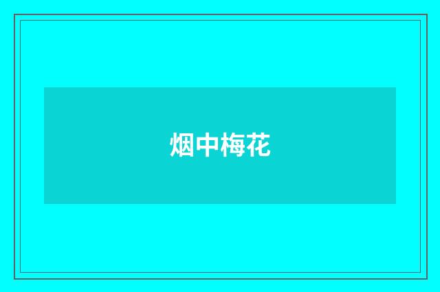 烟中梅花