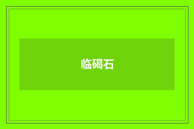临碣石