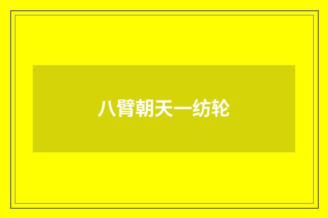 八臂朝天一纺轮
