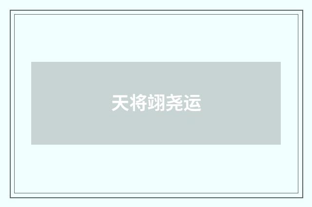 天将翊尧运