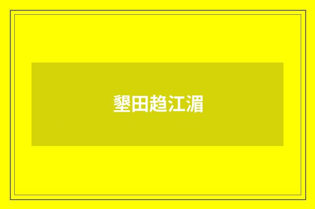 墾田趋江湄