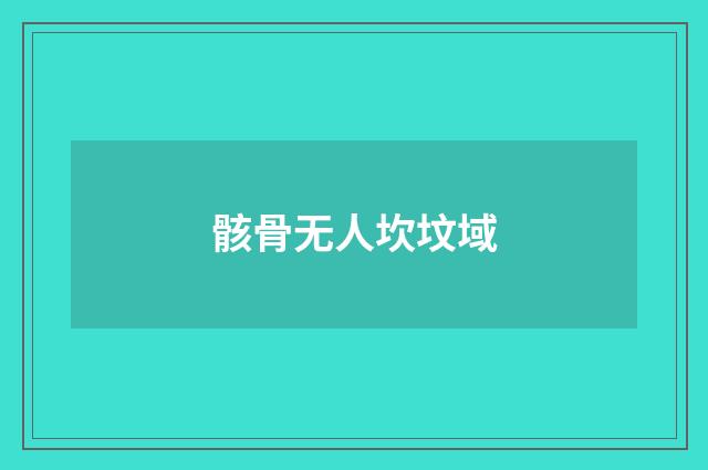 骸骨无人坎坟域