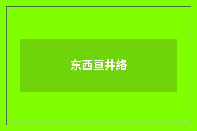 东西亘井络