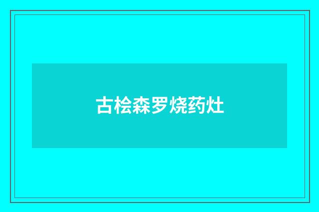古桧森罗烧药灶
