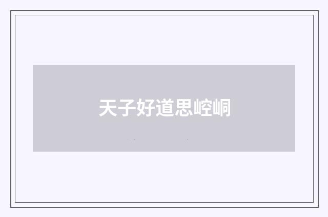 天子好道思崆峒