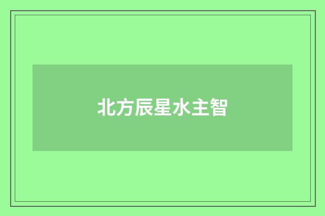 北方辰星水主智