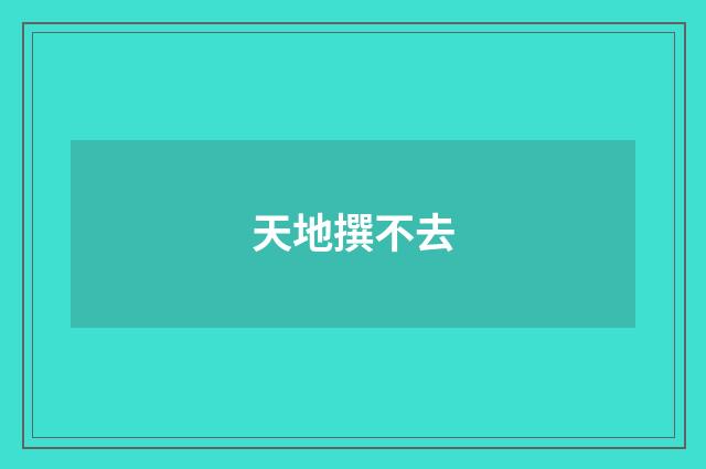 天地撰不去