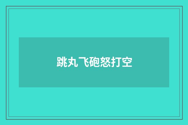 跳丸飞砲怒打空