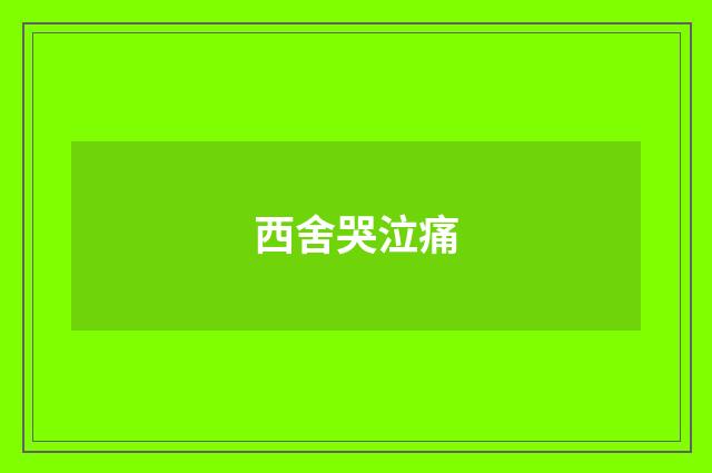 西舍哭泣痛