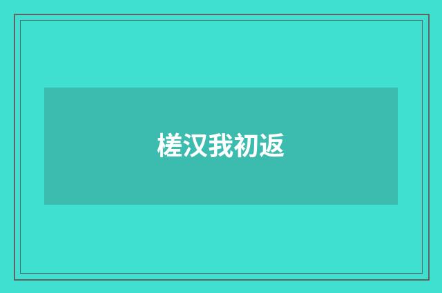 槎汉我初返