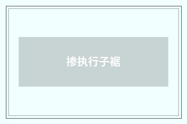 掺执行子裾