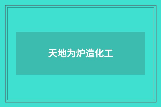 天地为炉造化工