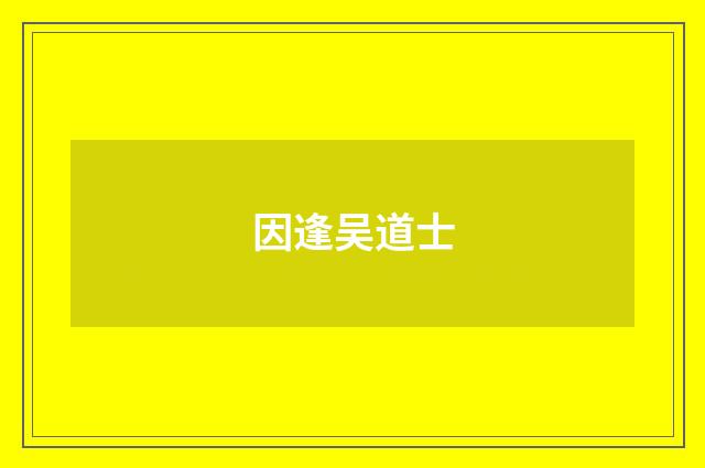 因逢吴道士