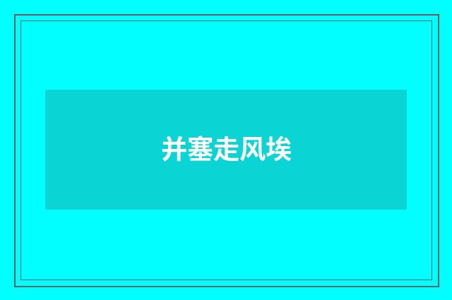 并塞走风埃