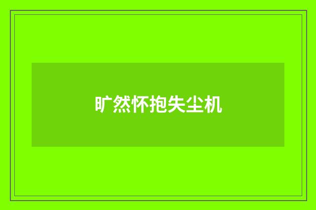 旷然怀抱失尘机