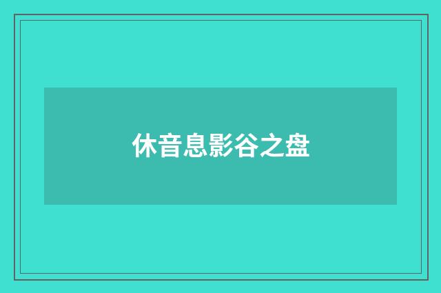 休音息影谷之盘