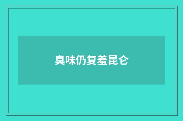 臭味仍复羞昆仑