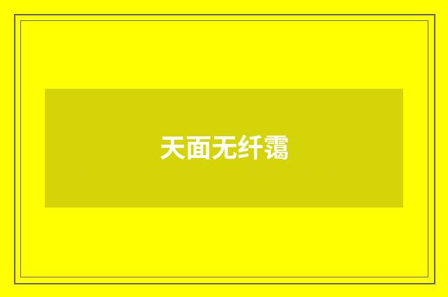天面无纤霭