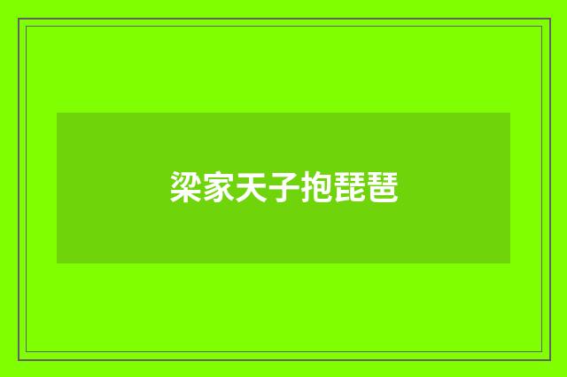 梁家天子抱琵琶