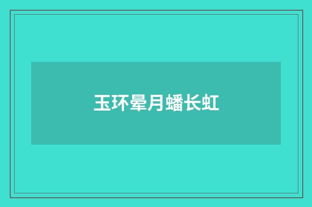 玉环晕月蟠长虹