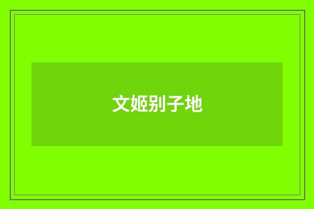 文姬别子地
