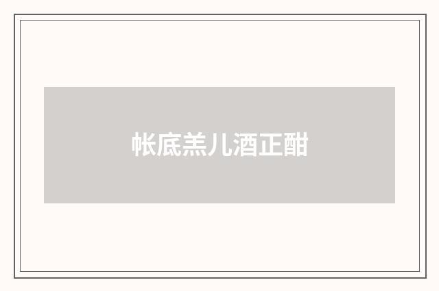 帐底羔儿酒正酣