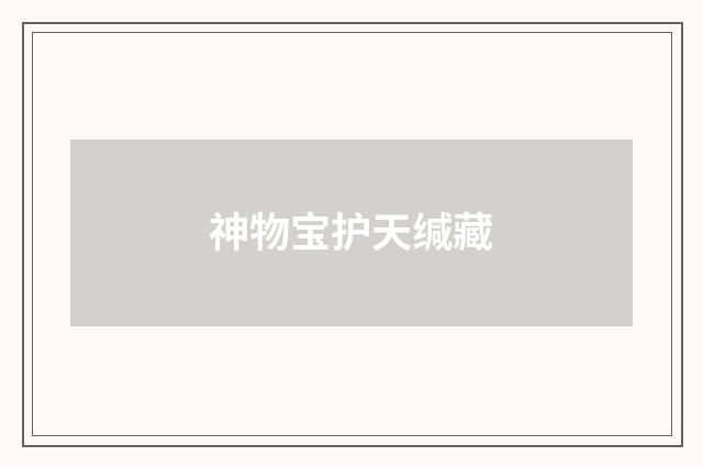 神物宝护天缄藏