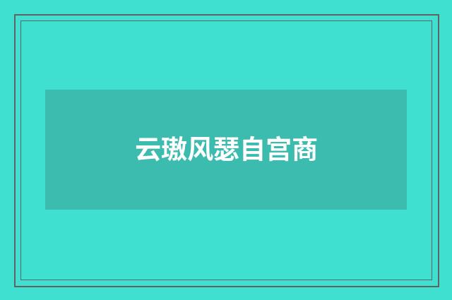 云璈风瑟自宫商