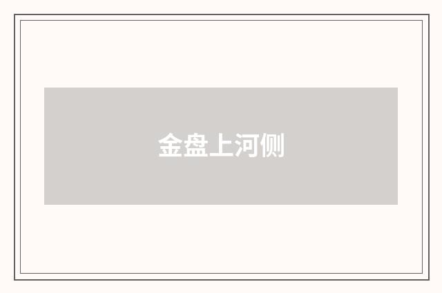 金盘上河侧