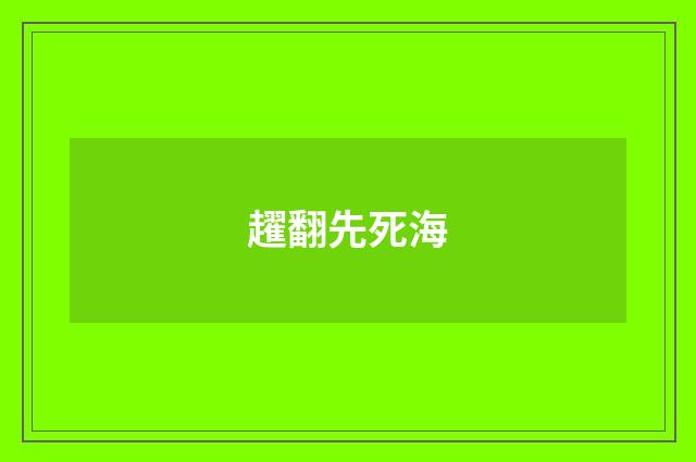 趯翻先死海