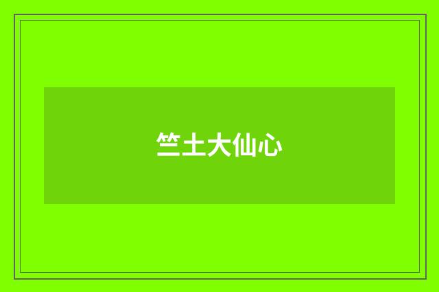 竺土大仙心