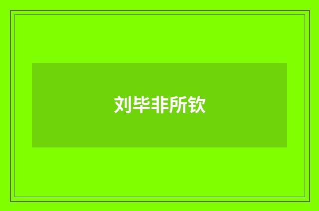 刘毕非所钦