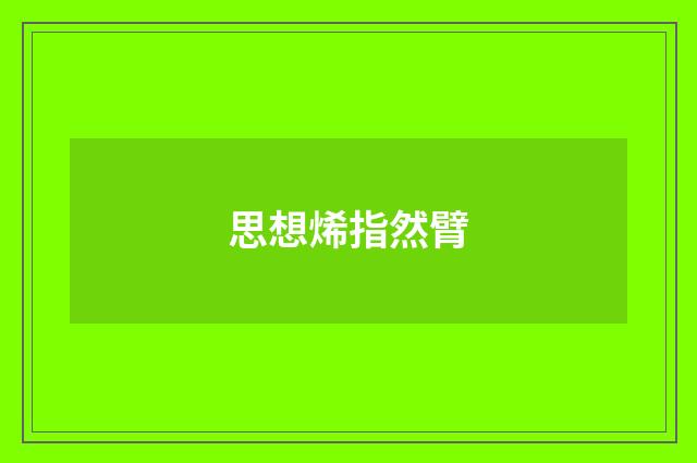 思想烯指然臂