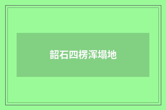 韶石四楞浑塌地