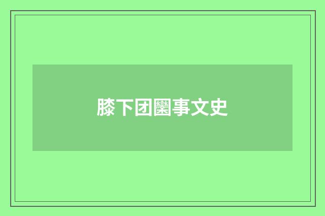 膝下团圞事文史