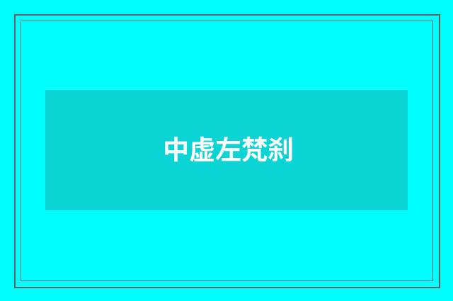 中虚左梵刹