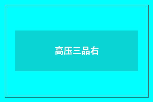 高压三品右