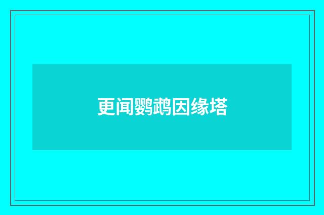 更闻鹦鹉因缘塔