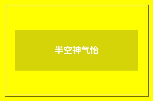 半空神气怡