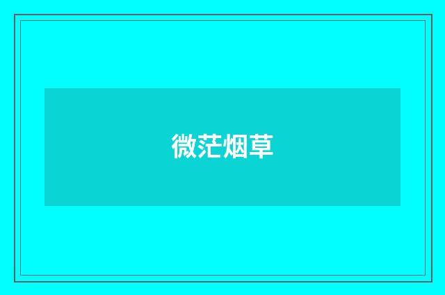 微茫烟草